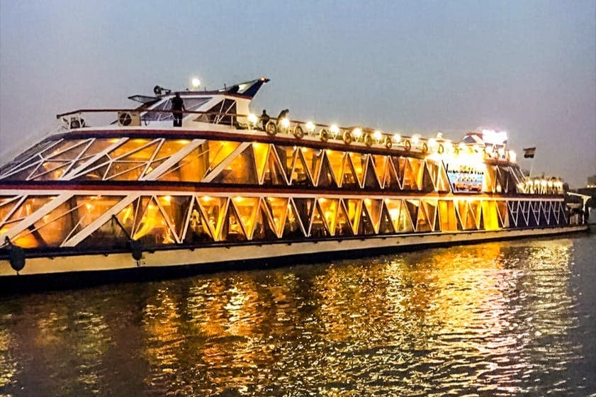 Cairo: Nile Crystal Dinner Cruise + Dance & Music Show + Optional Transfers