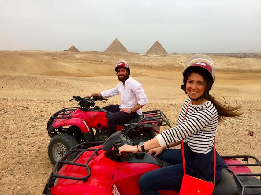 Desert Safari by Quad Bike Around Pyramids
