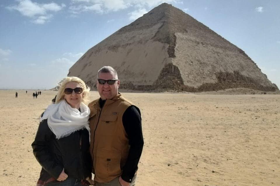 Private Day Dahshur Pyramid,Sakkara step Pyramid,Memphis Old City