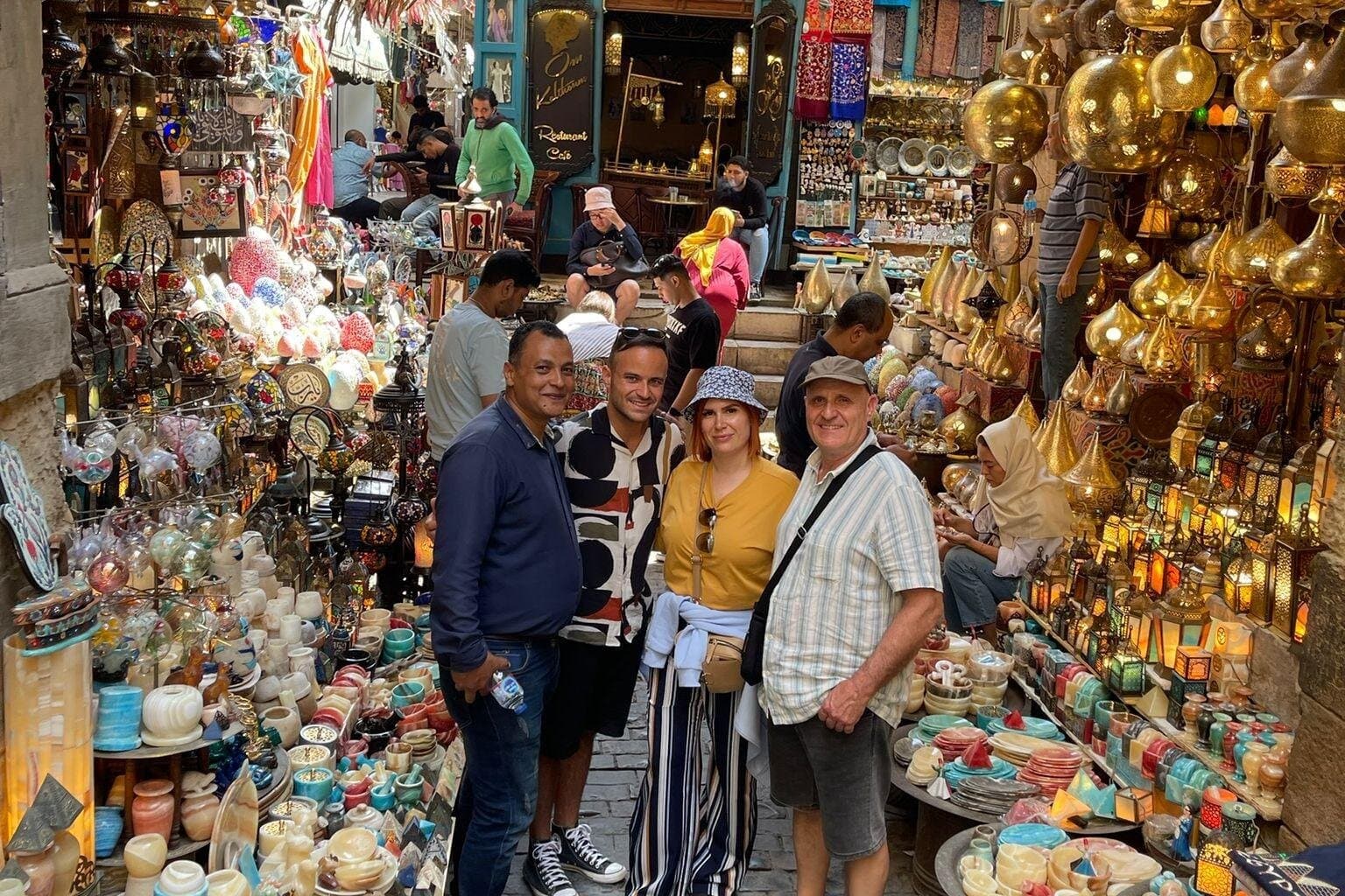 Cairo Shopping tour Private Papyrus Essential oils Bazar Cotton