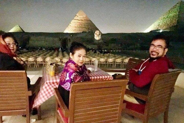 1 hour sound and light Private show at Giza pyramids