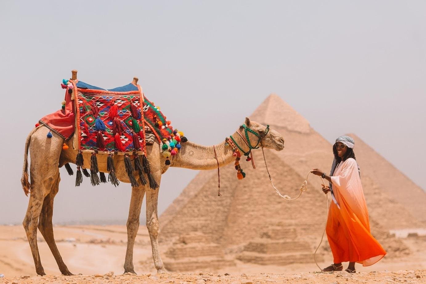 Giza Pyramids & Felucca Boat ride on Nile River Private Tour