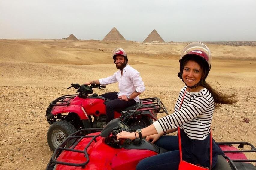 Quad Bike Tour around Giza Pyramids from Cairo