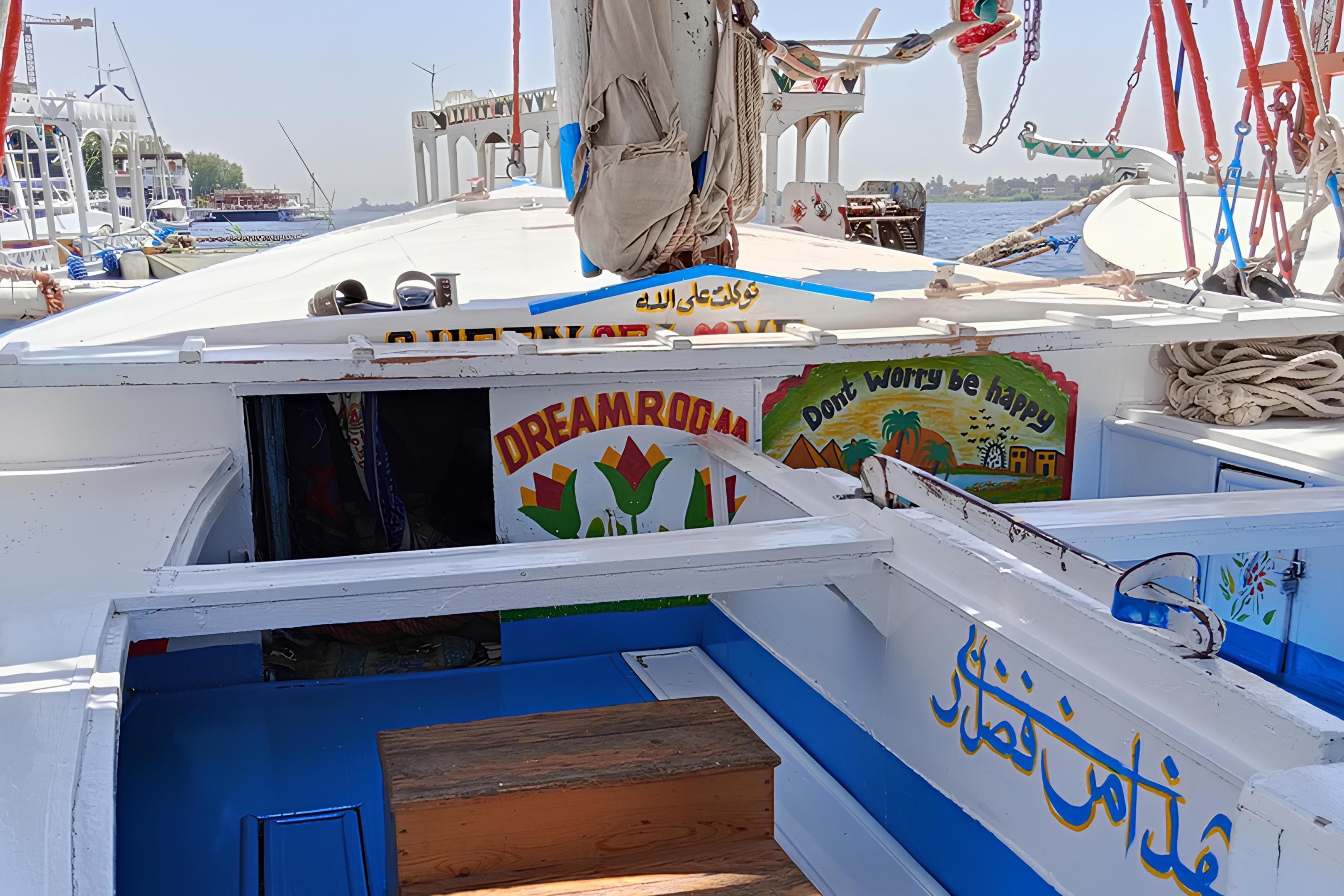 Luxor Private Felucca Ride and Karnak Sound & Light English Show