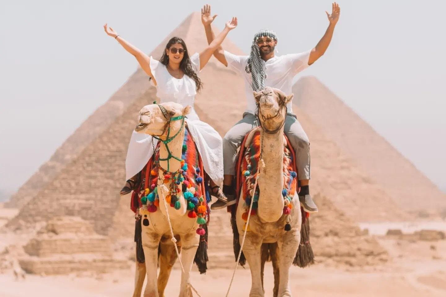 Layover Tour at Giza Pyramids,Sphinx, Sakkara ,Memphis & Sound and Light Show