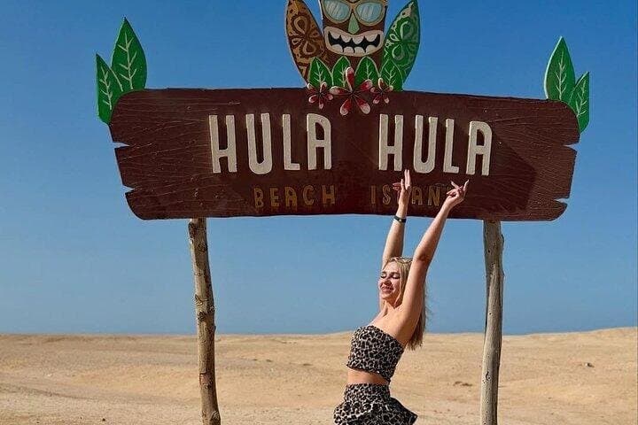 Hurghada- Hula Hula Island VIP Cruise, Snorkeling & Transfer