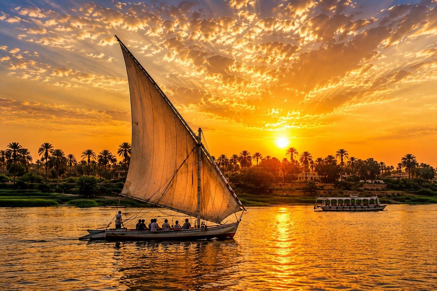 Magical Felucca Ride on the Nile River