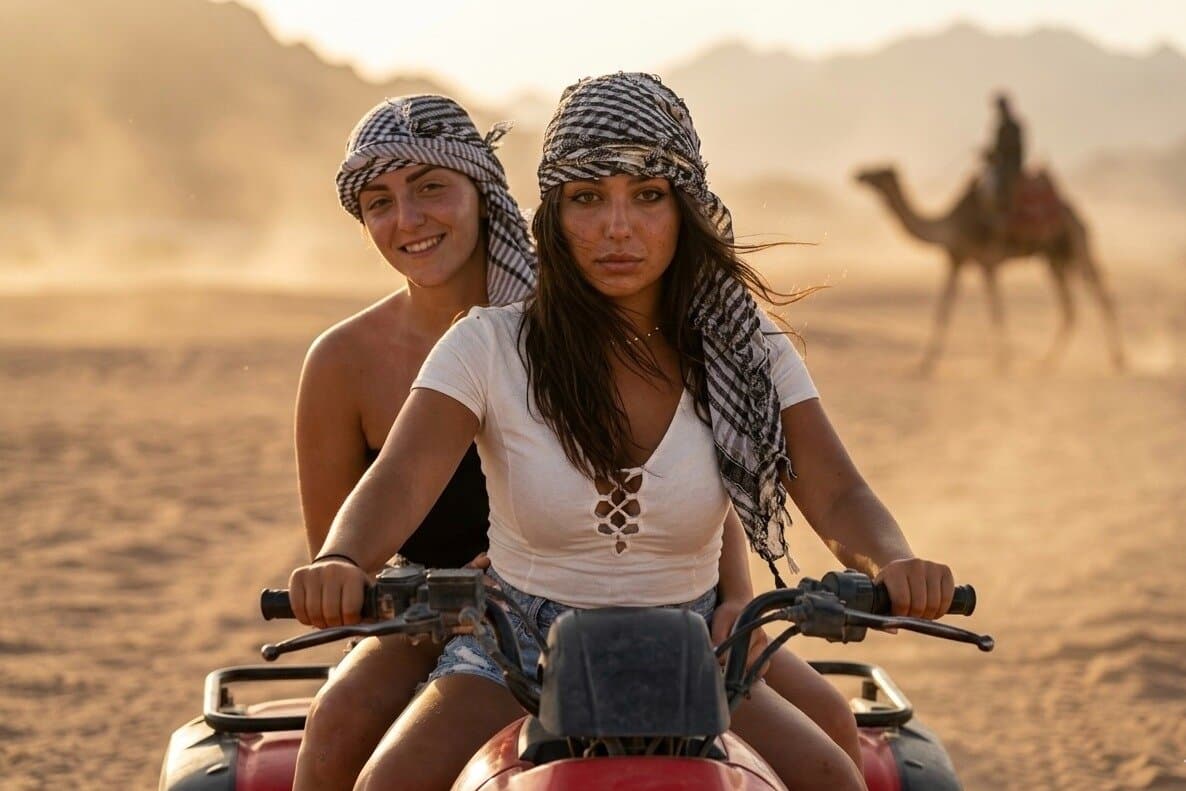 Hurghada: 3 Hours Safari ATV Quad, Camel Ride & Bedouin valley