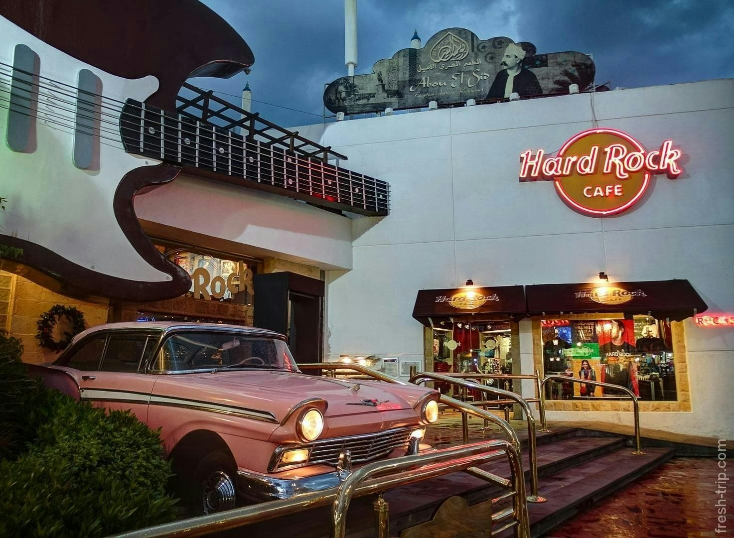 Hard Rock Café nightlife parties at Na'ama Bay Sharm El Sheikh