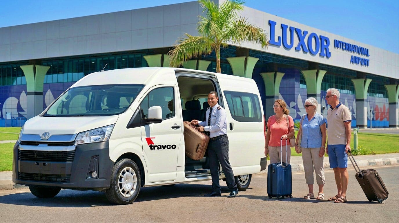 Private transfer from-to Luxor Airport within Luxor area