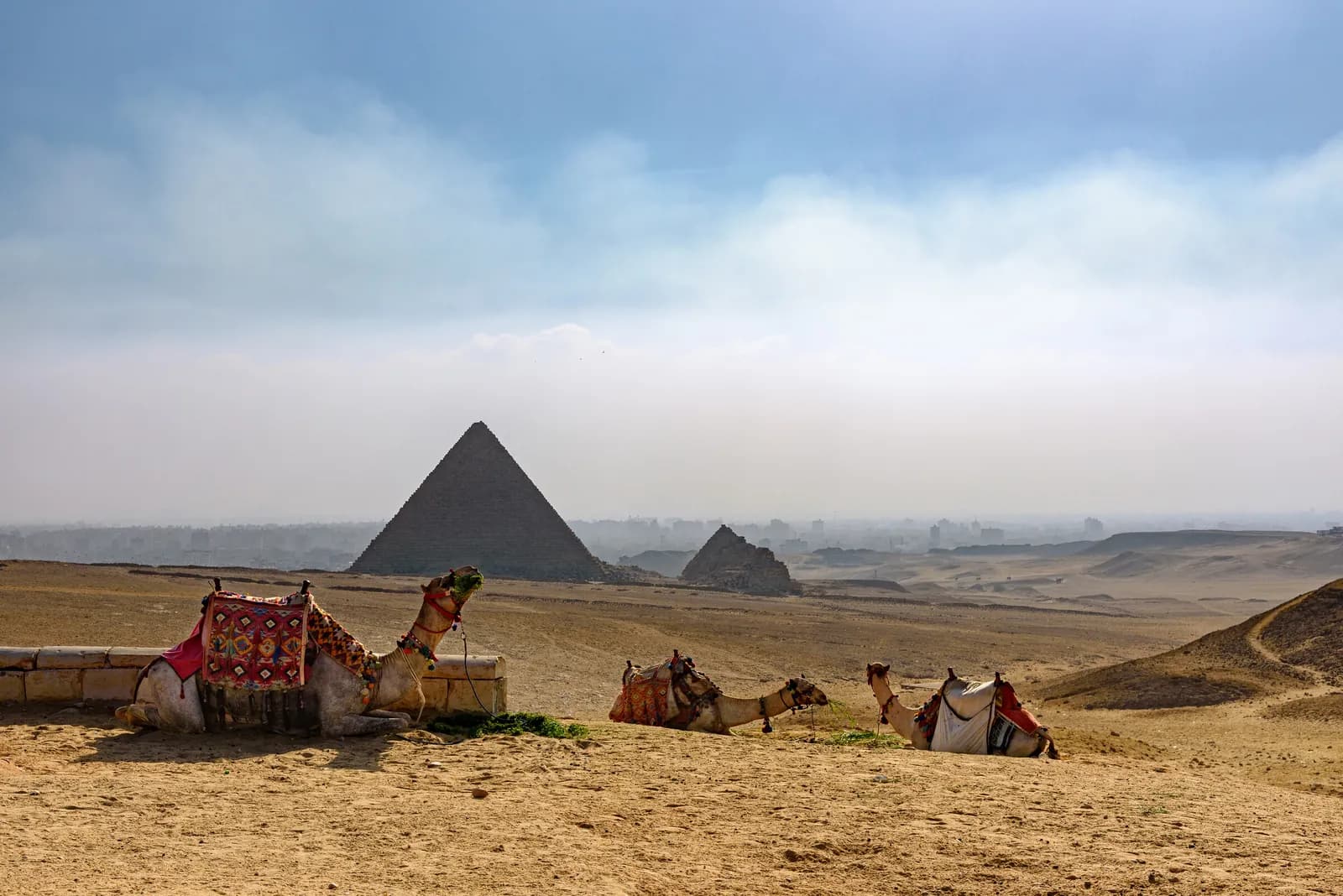 Giza Pyramids, Sphinx, Saqqara & Memphis — Full-Day Tour