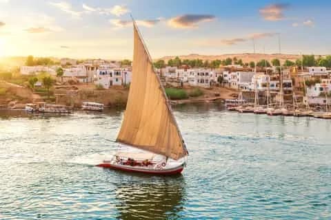 Sunset Felucca around Elephantine Island