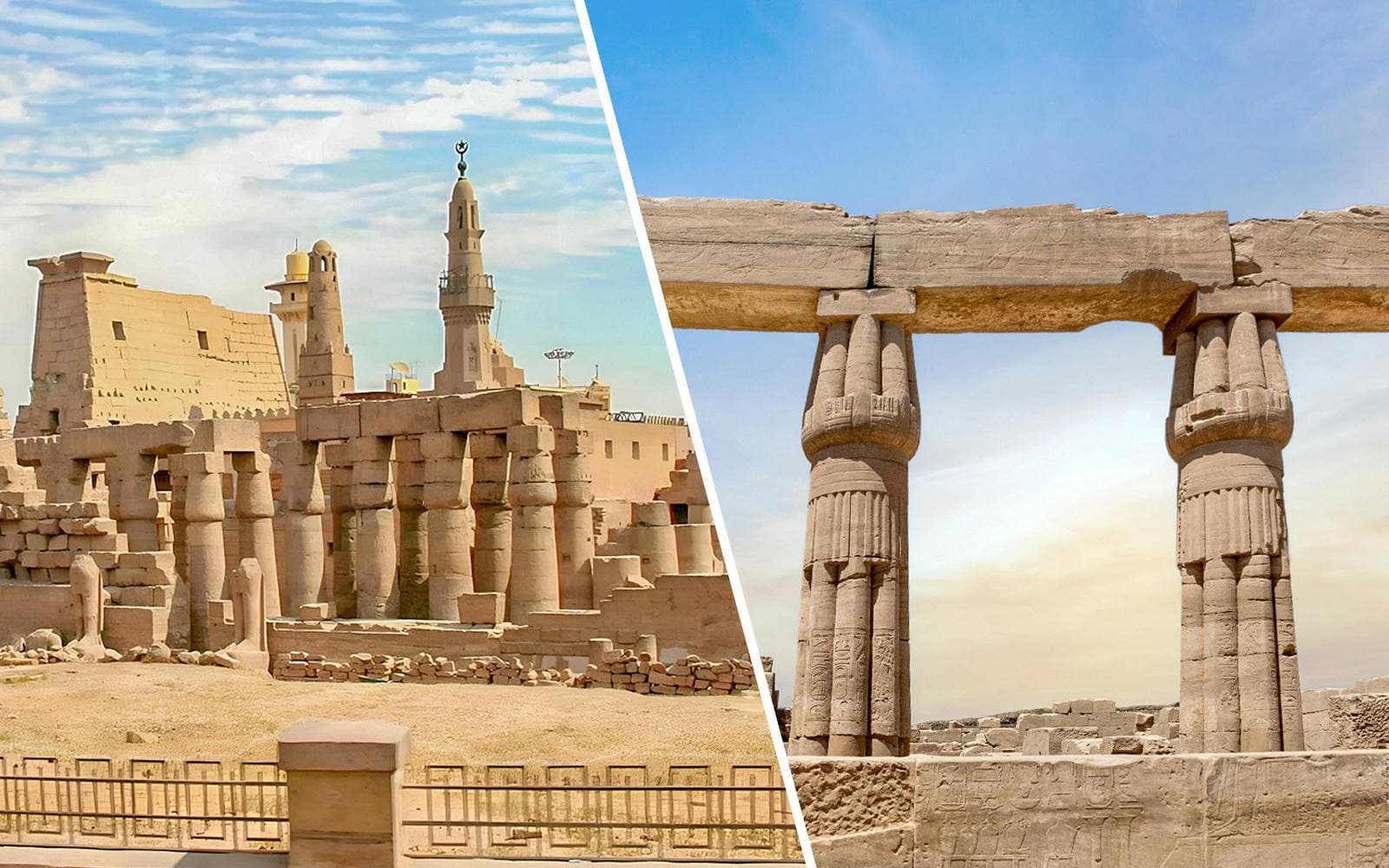 Luxor and Karnak temple from Luxor