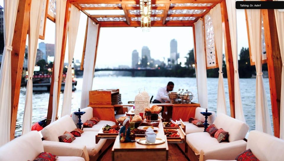 Cairo: Private Felucca Ride with Dinner and Drinks