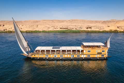 Aswan to Luxor: 4-Day Luxury Dahabiya Nile Cruise Adventure