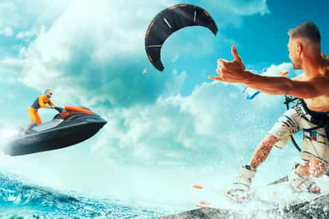 Sharm El Sheikh: Water Ski Trip at Naama Bay from Your Hotel