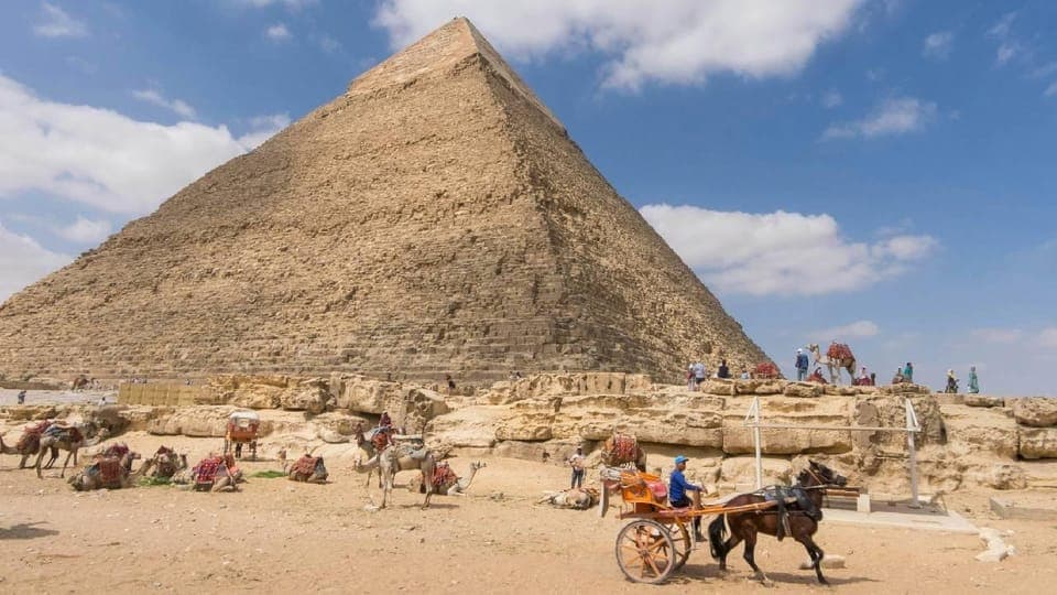 From Port said: Pyramids, Lunch Cruise, & Papyrus Institute