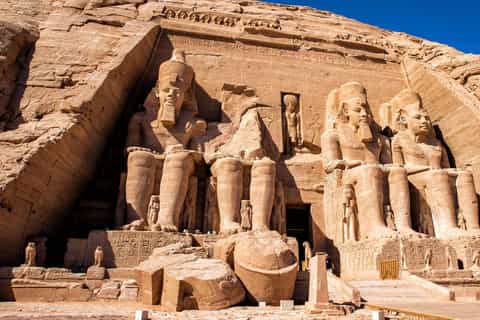 From Aswan: Abu Simbel Ramses and Nefertari Temples Day Trip