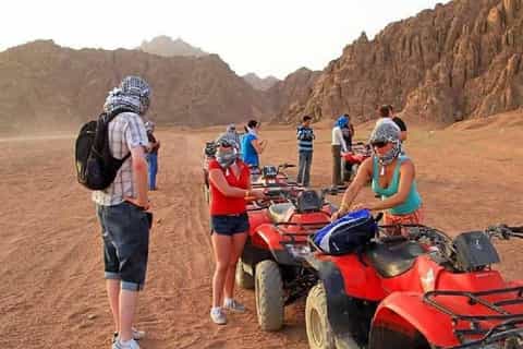 Luxor: Luxor West Bank Quad Bike Adventure in the Desert