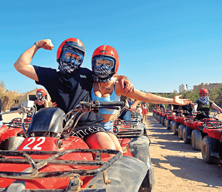 Desert Quad ATV, Bedouin Village & Camel Ride Optional BBQ