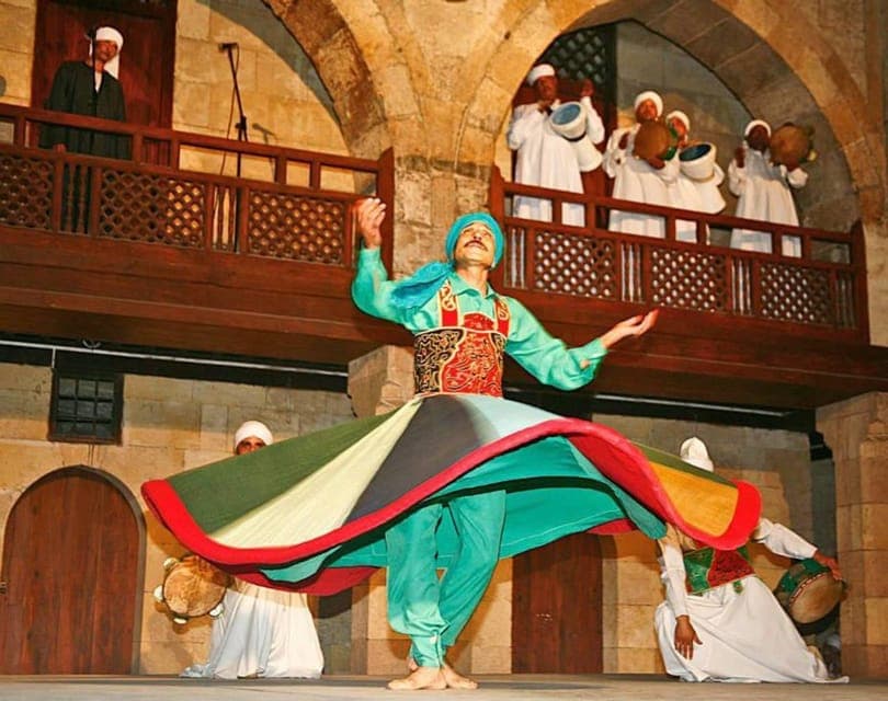 Cairo: Egyptian Heritage Tanoura Dancing Troupe Show