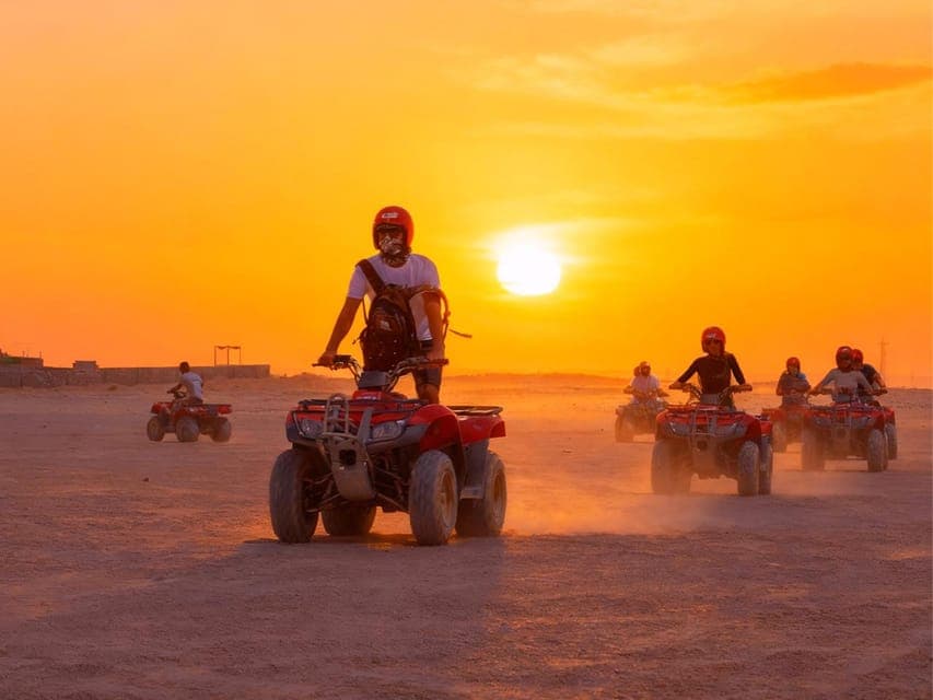 Hurghada Quad & ATV Ride with Camel, Desert Vibes & Sea View