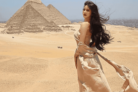 From Port Said: Trip to Cairo The Pyramids from Portsaid