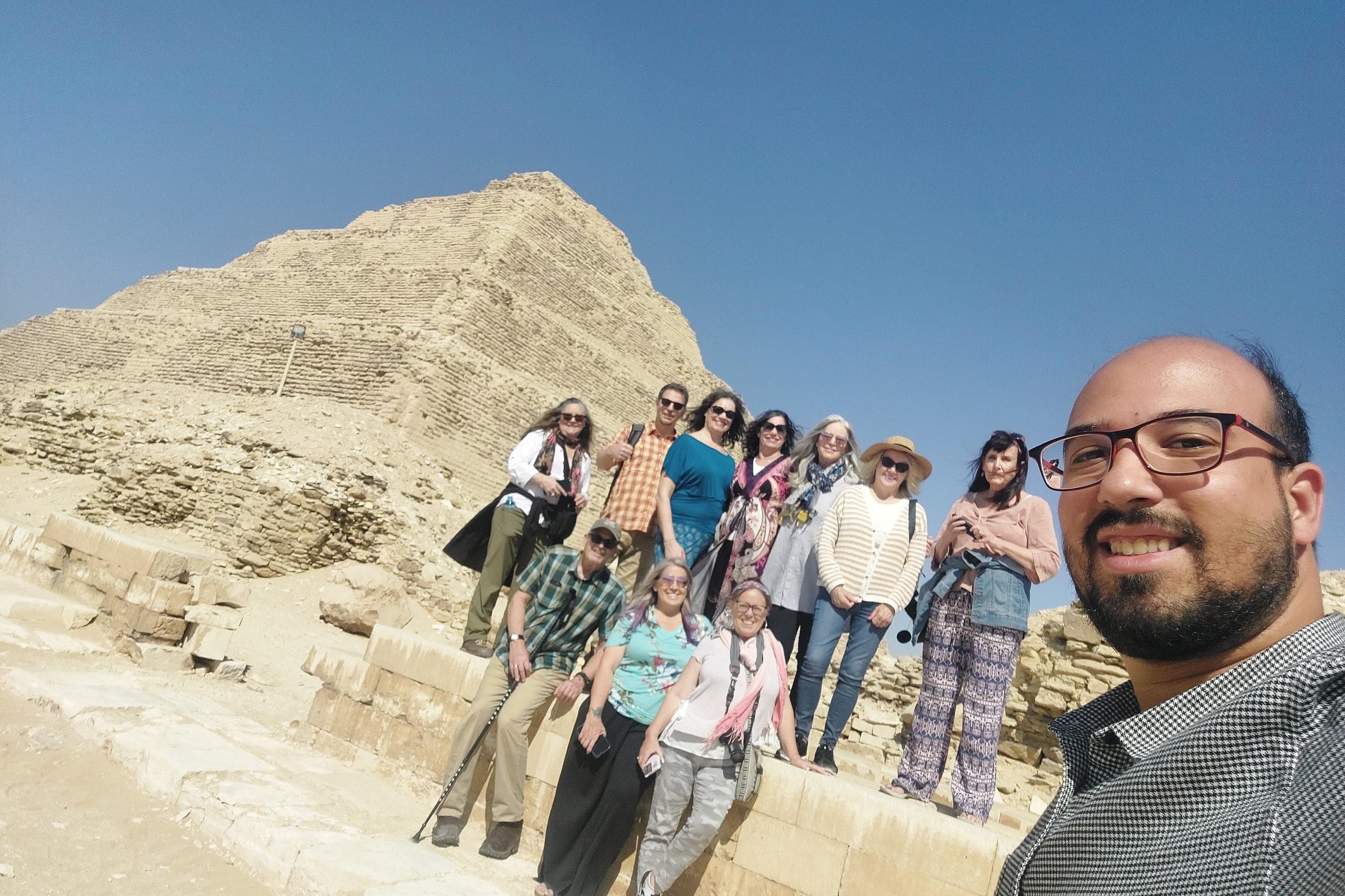 Private Day Tour at Giza Pyramids, Saqqara & Memphis