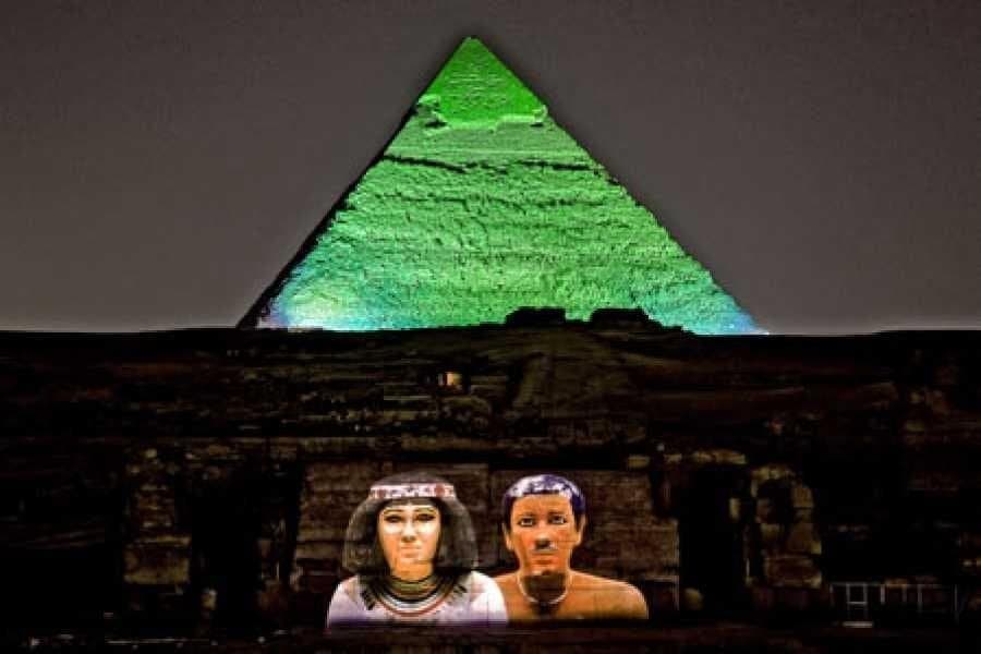 The Great Sphinx & Giza Pyramids History in Sound and Light Show