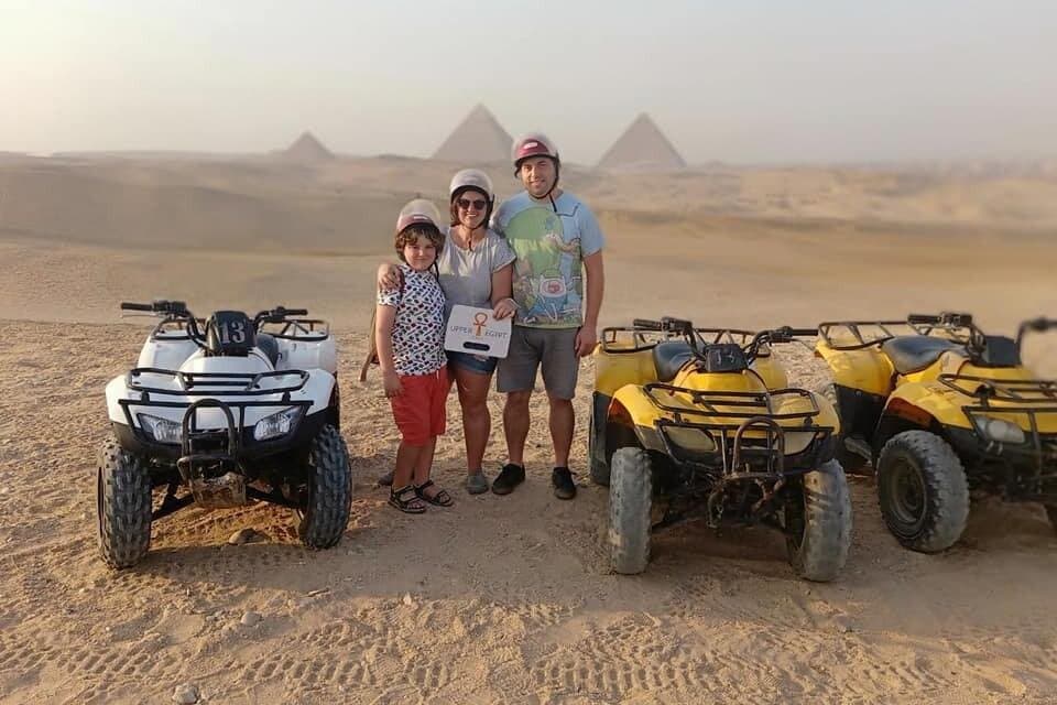 Quad bike at Giza pyramids