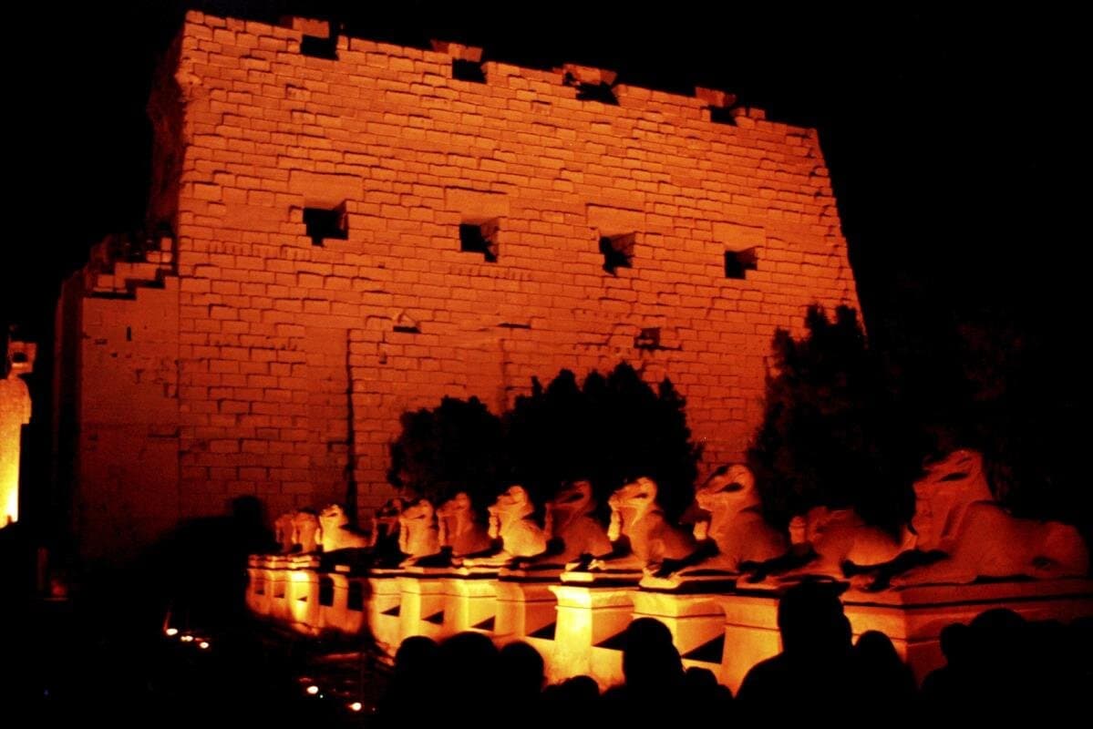Enjoy the Luxor Karnak Sound and Light Show