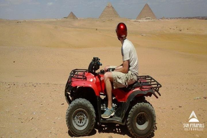 Tour Around The Great Pyramids of Giza on a Quad Bike