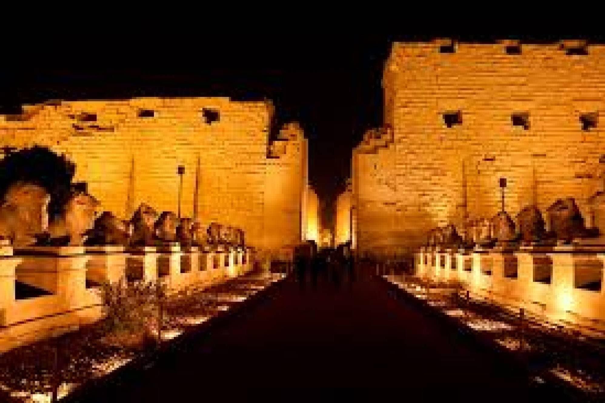 Sound and Light Show at Karnak Temple from Luxor