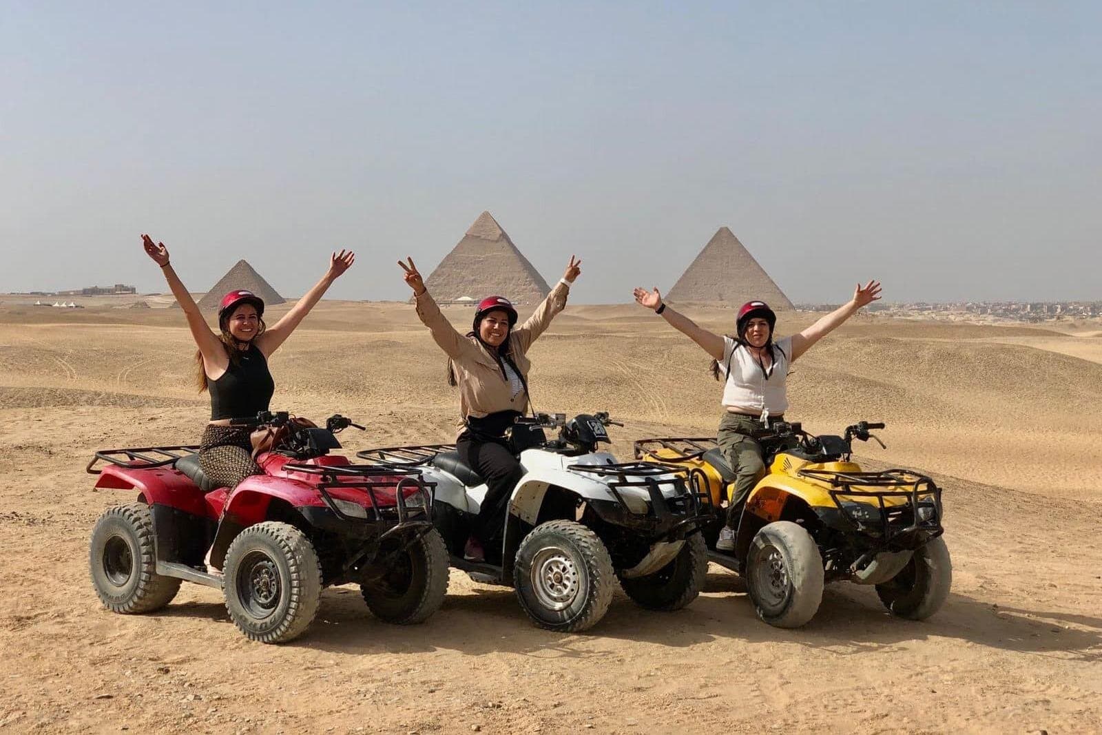 Giza Pyramids & the Sphinx with Camel Ride & ATV Bike Adventure !