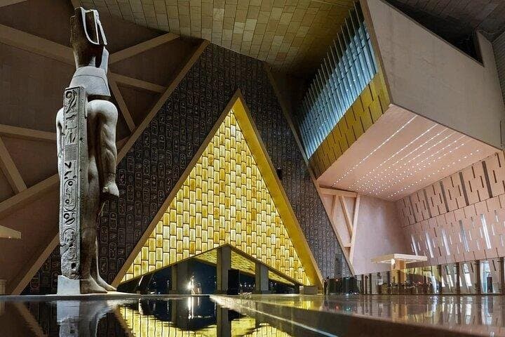 Day Trip Grand Egyptian Museum and Pyramids from Hurghada