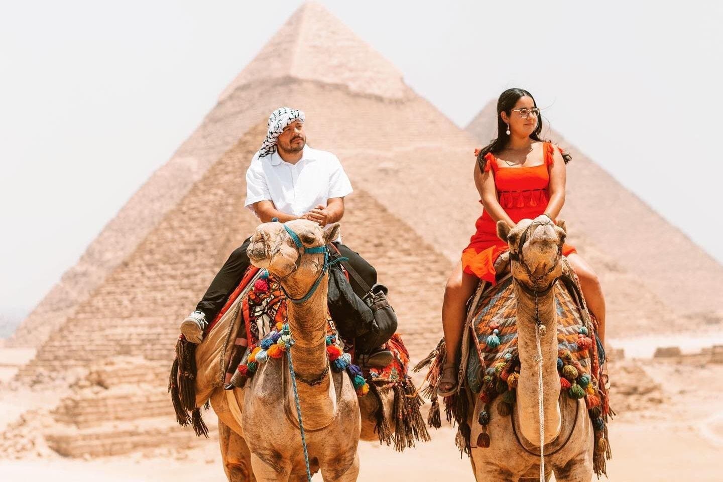 Giza pyramids, Sphinx, Sakkara Pyramid ,Memphis & Pyramid Inside
