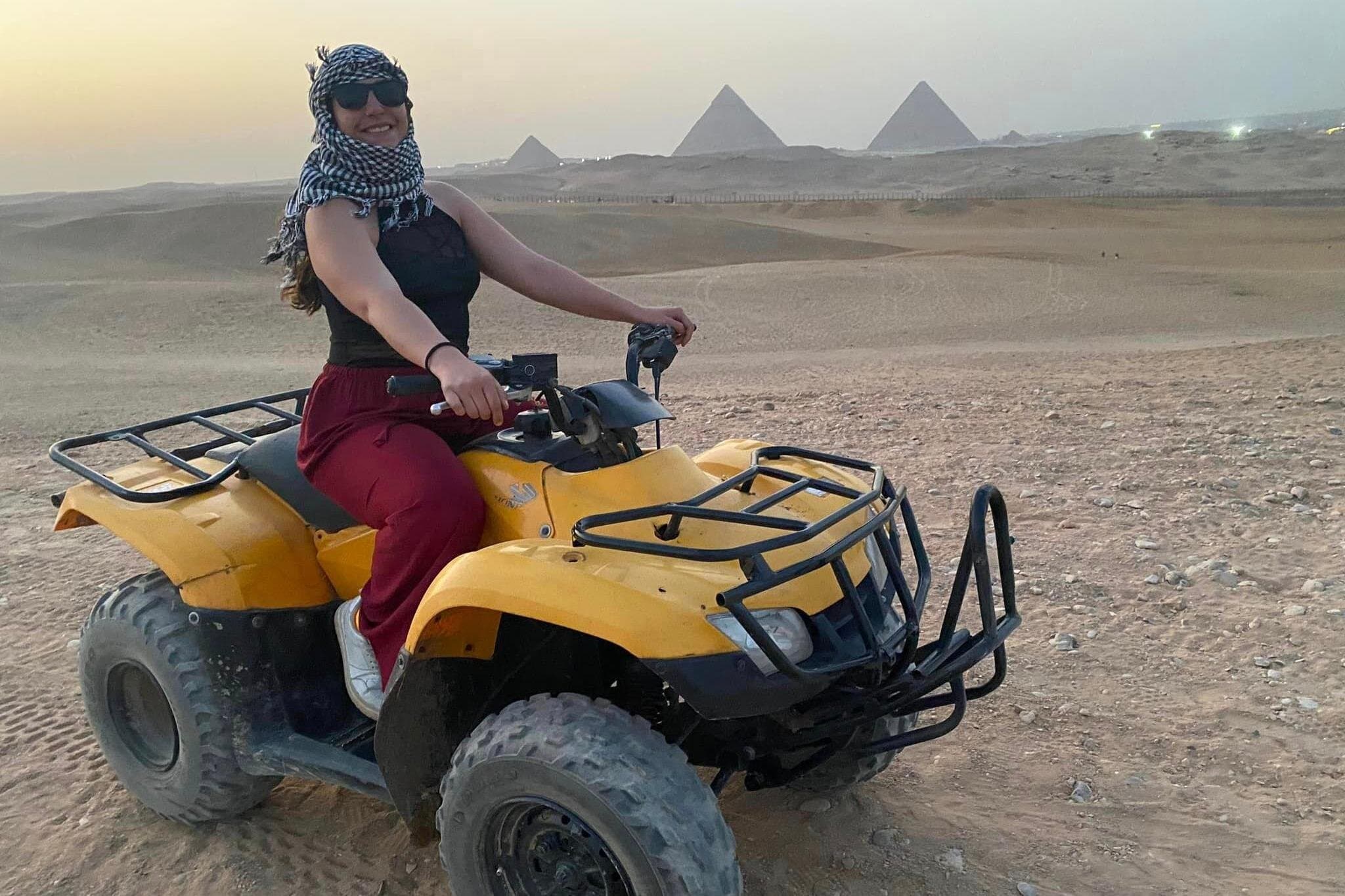 Half-Day Private Giza Pyramids and Sphinx Tour with ATV quad bike