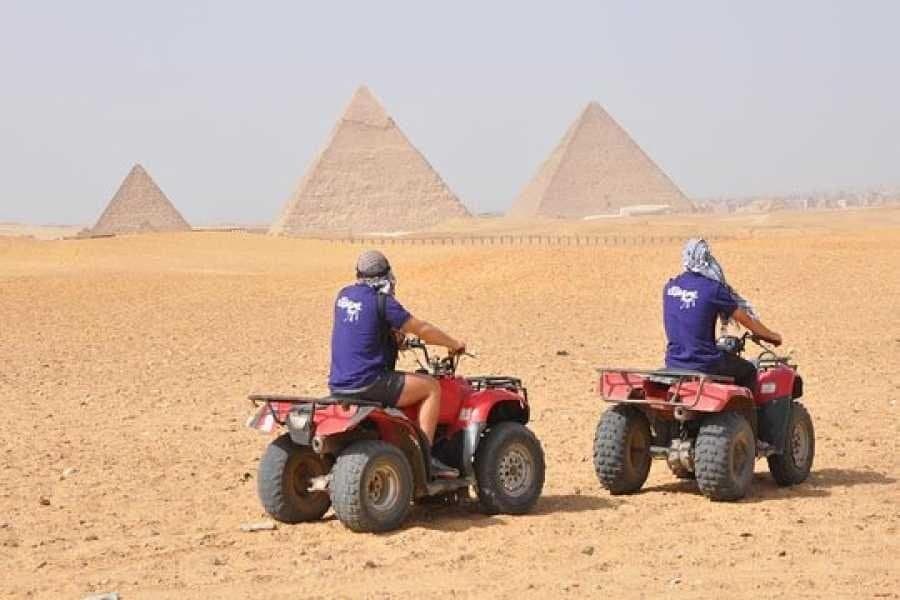 ATV Quad Bike Ride at the Giza Pyramids From Cairo, Giza