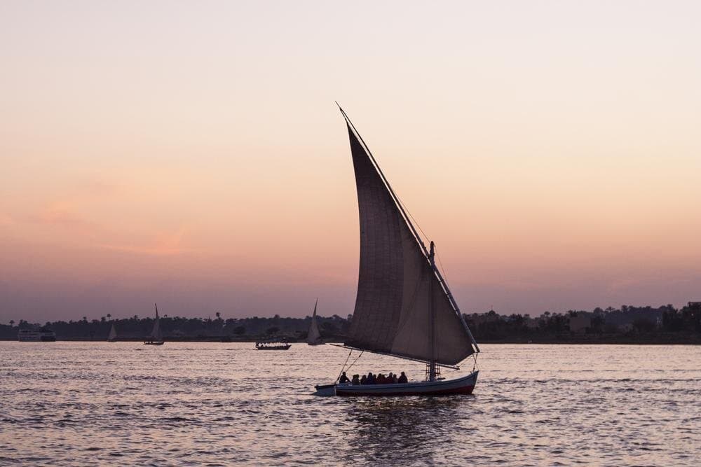 Luxor Nile River Private Felucca Ride at Sunset