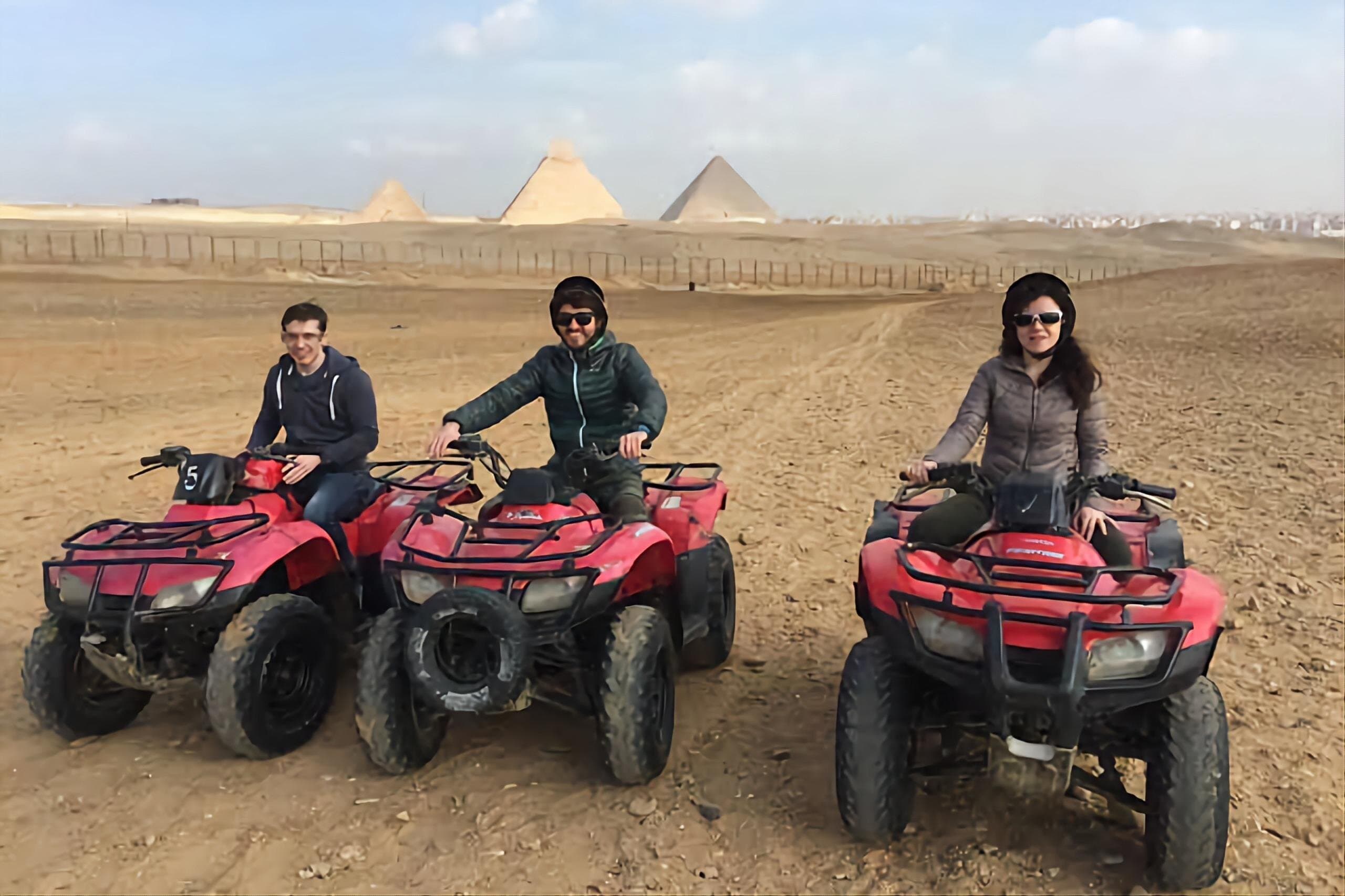 Quad Biking around the Giza Pyramids Area