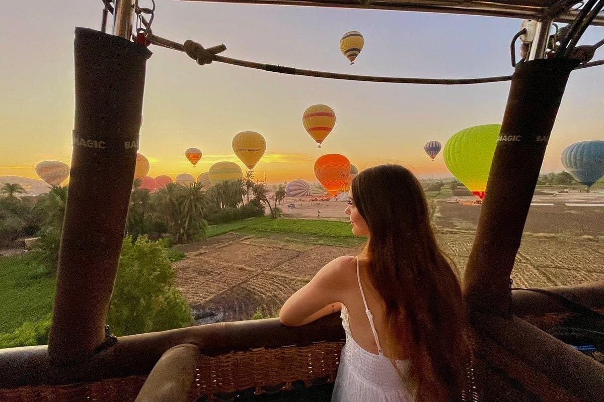 Private Luxor Tour with Sunrise Hot Air Balloon from Hurghada