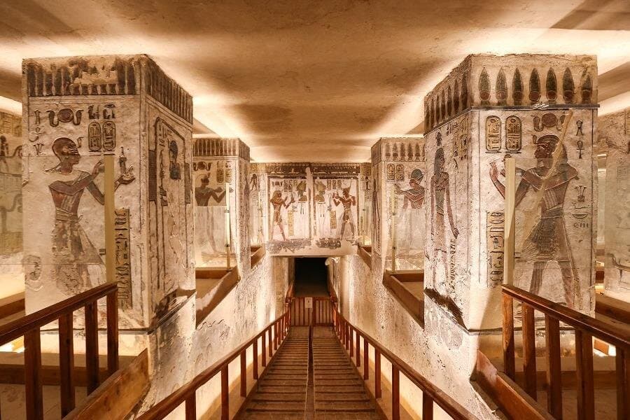 Half Day in Luxor Valley of the Kings,Temple of Hatshepsut,Memnon