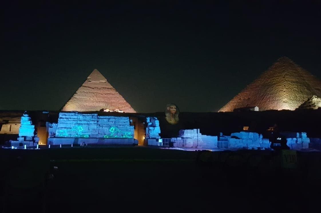 Giza Pyramids Sound and Light Show with Transfers