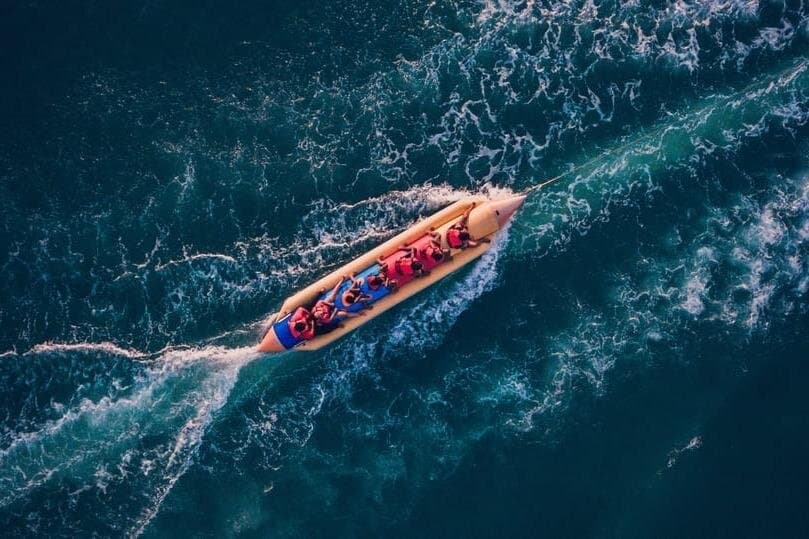 Mega safari Guided Tour, Parasailing, Glass Boat & Banana Ride