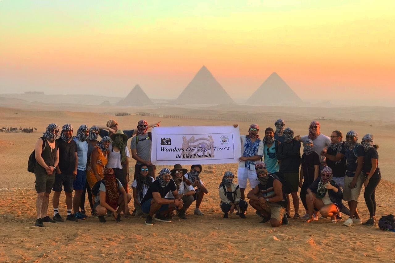 Amazing Sunrise / Sunset Camel Ride With Snacks Around Giza Pyramids (2 hours)