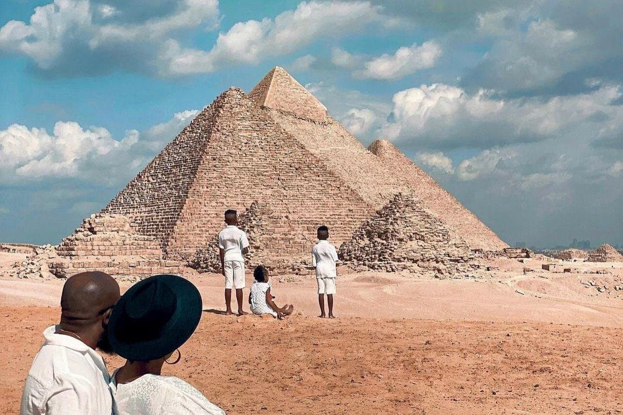 VIP Great Pyramid Tour From Inside & Sphinx & Camel Tour.
