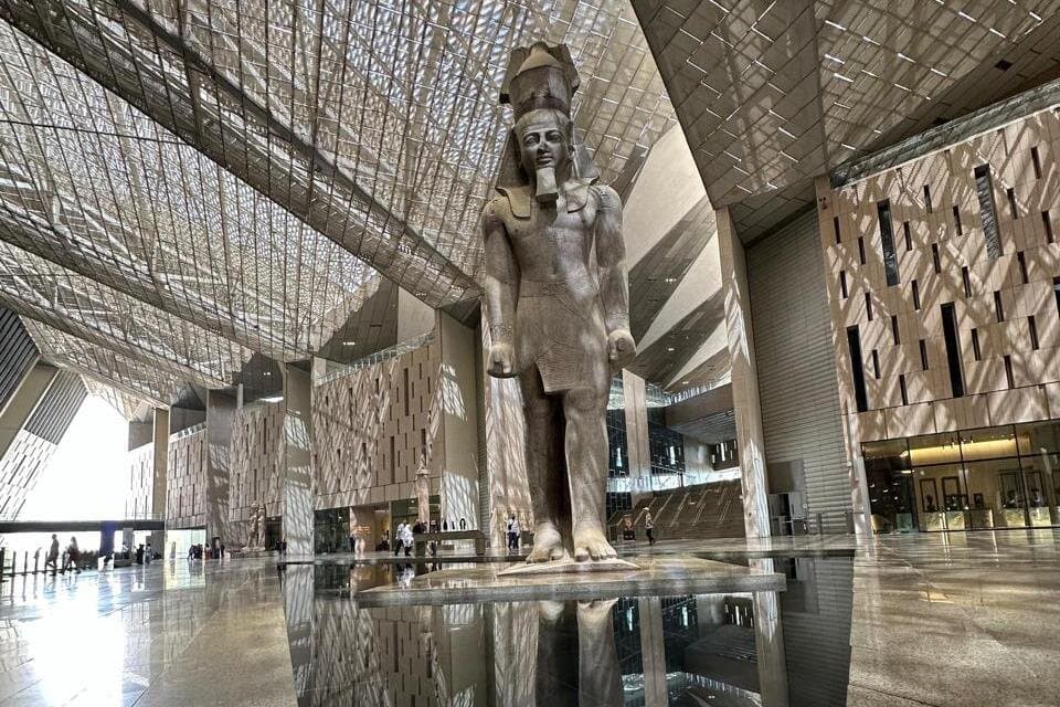 Day Tour in Giza Pyramids, Grand Museum and Khan Khalili Bazaar