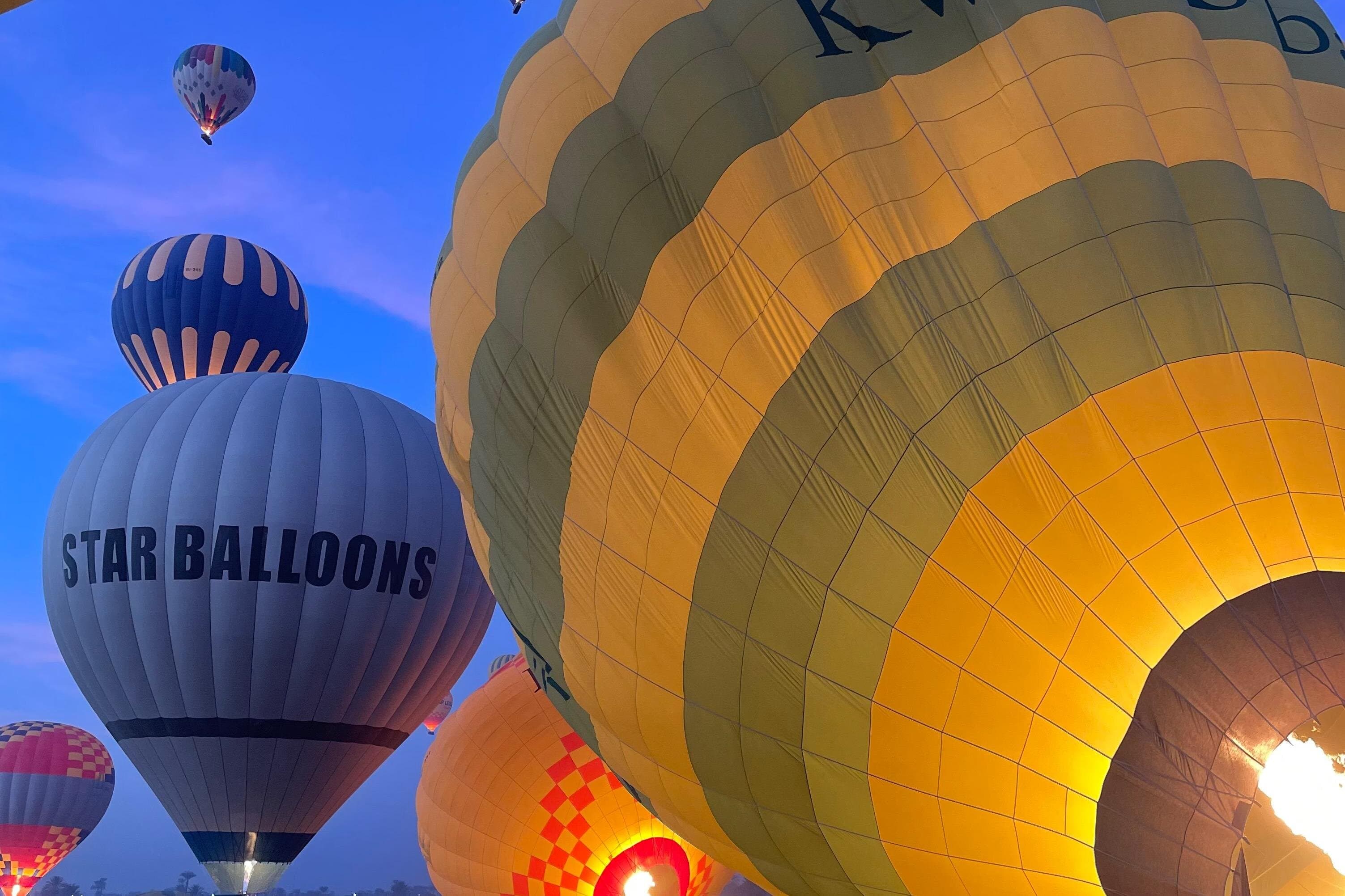 Hot Air Balloons Ride in Luxor Egypt