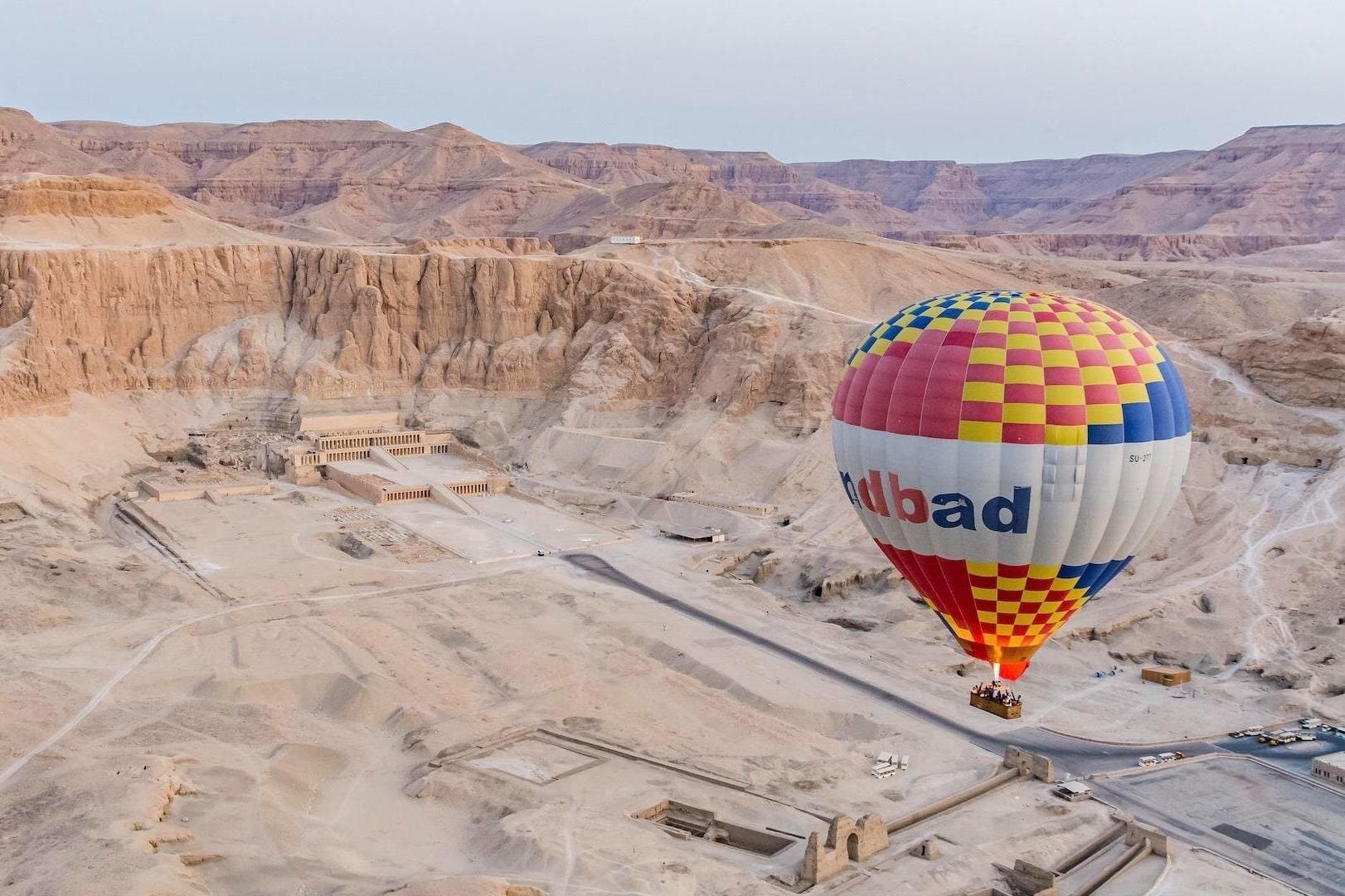 Hot Air Balloon Ride Over the Nile Valley with Transfers and a Guide