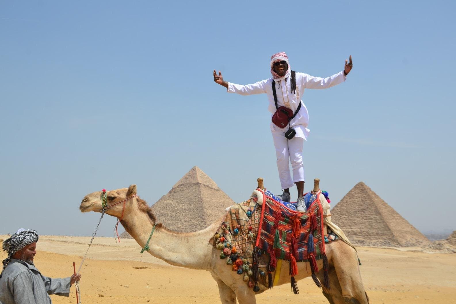 Giza pyramids, ATV, Lunch, Camel ride, Dinner cruise & shopping